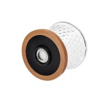 glass dripper with wooden ring - Diamond