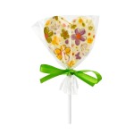 Heart lollipop - white chocolate, 25 g