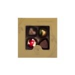 Gift box with 4 pralines - gold