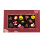 Gift box with 13 pralines - red
