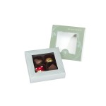 Gift box with 4 pralines - green