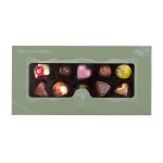 Gift box with 10 pralines - green