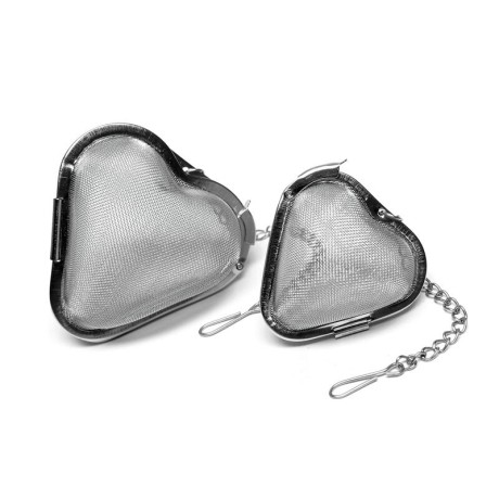 Small heart - stainless steel tea strainer, 25 g