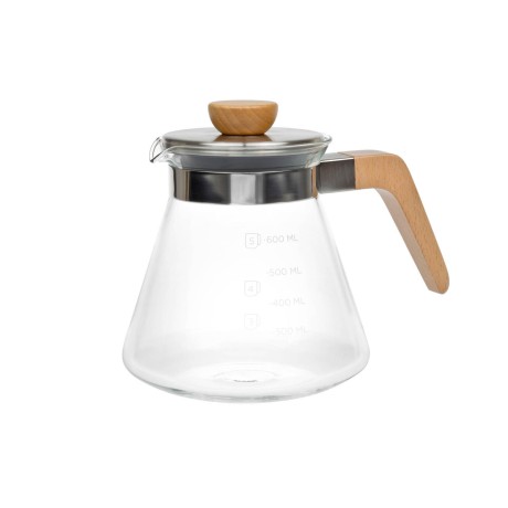 Woody - borosilicate glass teapot, 600 ml