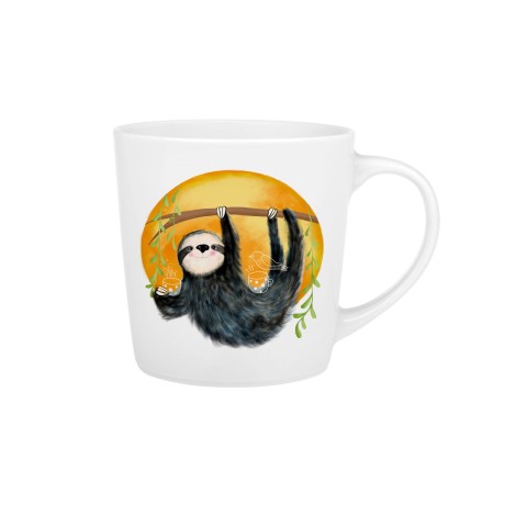 Porcelain mug - Sloth, 500 ml
