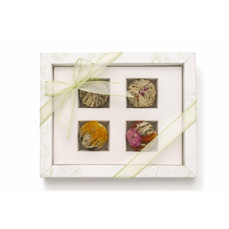 Adikia white - set of blooming teas
