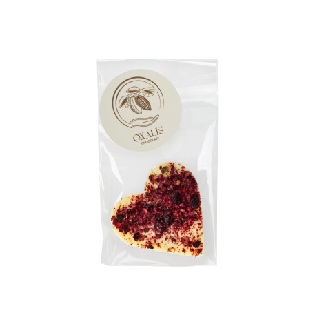Chocolate heart – white chocolate, 25 g
