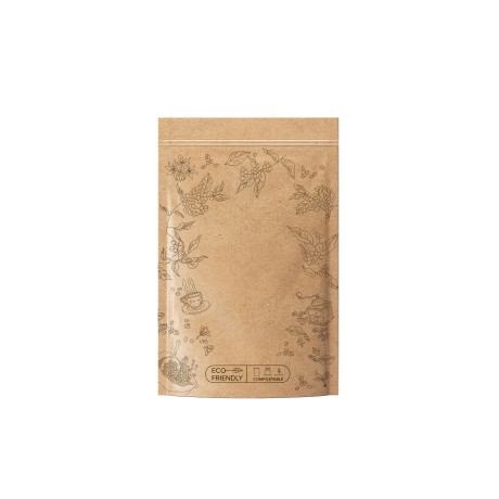 Ziplock bag for coffee - ECO compostable, 250 g