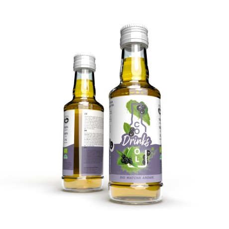 Organic Matcha & Black Chokeberry - Cold Brew Green Tea, 200 ml