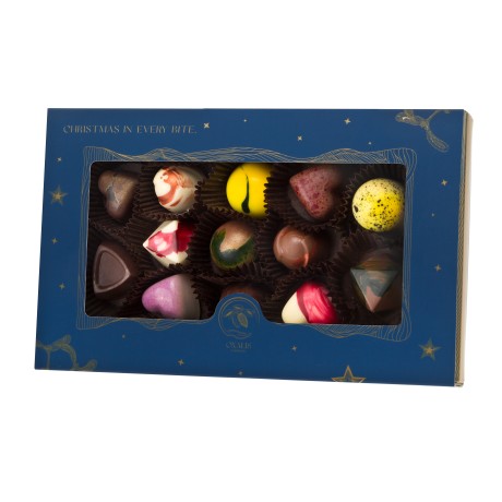 Gift box with 13 pralines - blue