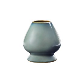 Blue matcha holder