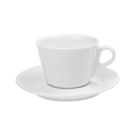 Latte cup with saucer, 240 ml