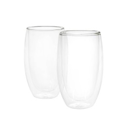 double-walled latte cup, 2x400 ml