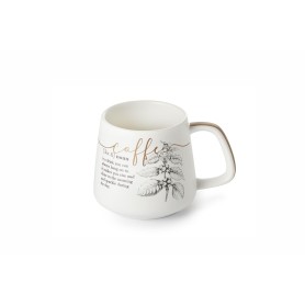 Iva – coffee porcelain mug, 350 ml