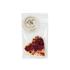 Chocolate heart – white chocolate, 25 g